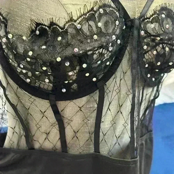 Rhinestone corset dress size 3X - Picture 2 of 9